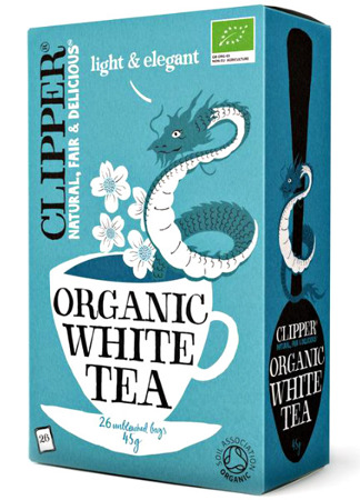 Herbata biała, ekologiczna 34g (20 x 1,7g) - Clipper