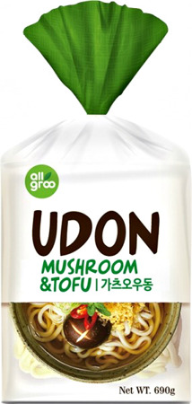 Makaron udon grzyby i tofu - gotowe danie 690g - All Gr∞