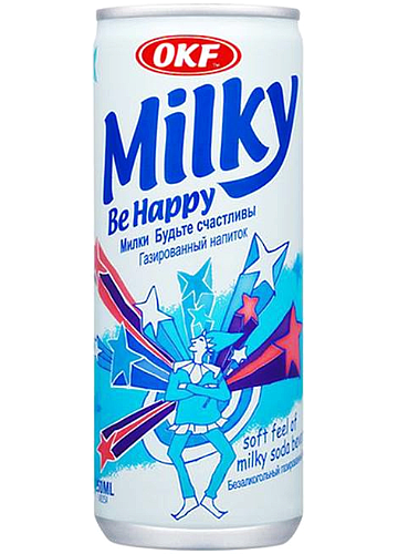 Milky Be Happy Sparkling 250ml - OKF