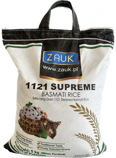 Ryż basmati 1121 Supreme 5kg - ZAUK