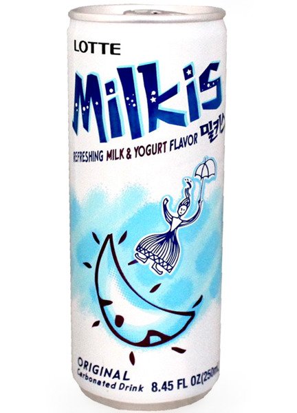 Milkis Original, mleczny napój gazowany o smaku jogurtu 250ml - LOTTE