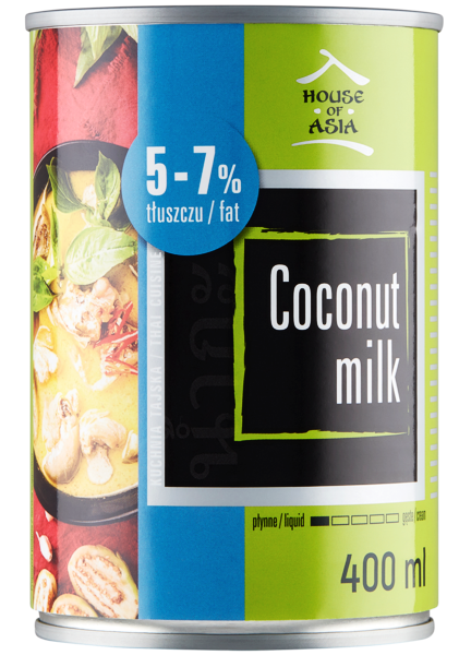 Mleczko kokosowe w puszce 400ml - House of Asia