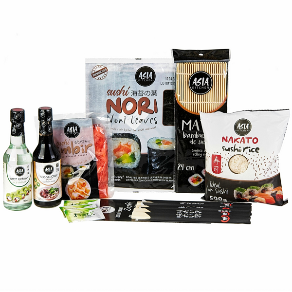 Sushi Set Premium, zestaw do sushi dla 4-6 osób - Asia Kitchen
