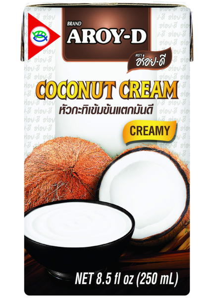 Krem kokosowy, śmietanka 85% kokosa, 250ml Aroy-D