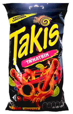 Chipsy Takis Tortilla Ta'Katrin - wołowina chili limonka, bardzo ostre ...