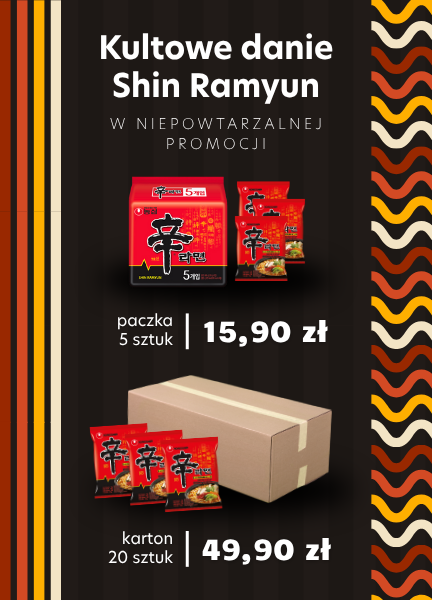 Tej promocji nie możesz przegapić - Shin Ramyun nawet za 2,50 zł!