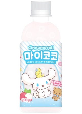 Napój Sanrio Misty My Coco Cinnamoroll Lychee o smaku liczi z galaretką Nata de Coco 340ml