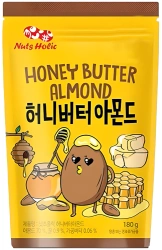 Migdały prażone smak miód z masłem, torebka 180g - Nuts Holic