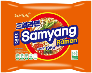 Zupa Samyang Original Ramen o smaku wołowym, pikantna 120g - Samyang