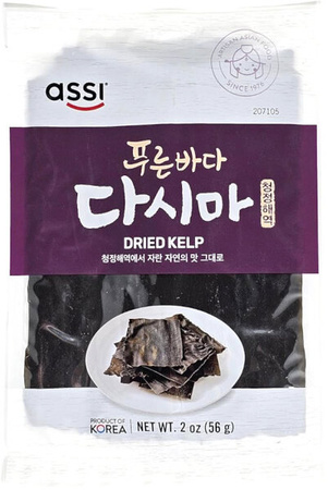 Glony Dasima (kombu) suszone 56g - Assi Brand