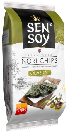 Chipsy Nori Olive Oil 24 szt x 4,5g - Sen Soy