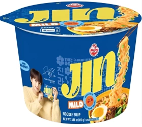 Zupa makaronowa Jin Ramen Mild, duża micha 110g - Ottogi