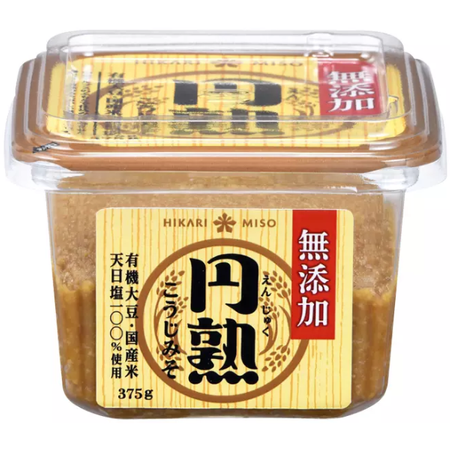 Pasta Mutenka Enjuku Koji Miso, jasna 375g - Hikari Miso