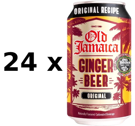 Old Jamaica Ginger Beer Original, imbirowe piwo korzenne (0%) 24 x 330ml