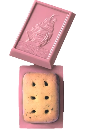 Herbatniki z czekoladą Alfort Mini Rich Berries 60g - Bourbon