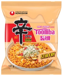 Oryginalne danie Shin Ramyun Toomba, spicy & cream 137g - Nongshim