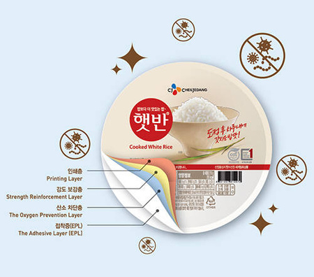 Ryż gotowy Hetban, biały kleisty 300g - CJ Cheiljedang
