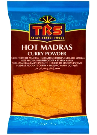 Hot Madras Curry, ostre 100g - TRS