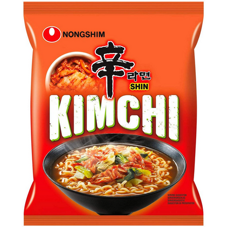 Zupa makaronowa Shin Kimchi Ramyun, ostra 120g - Nongshim