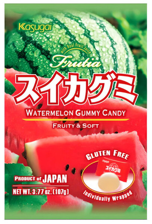 Frutia Watermelon Gummy, żelki o smaku arbuzowym 107g - Kasugai