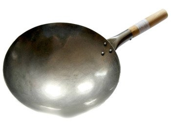 Wok ze stali węglowej - średnica 31cm (12 cali) - Shine Farm