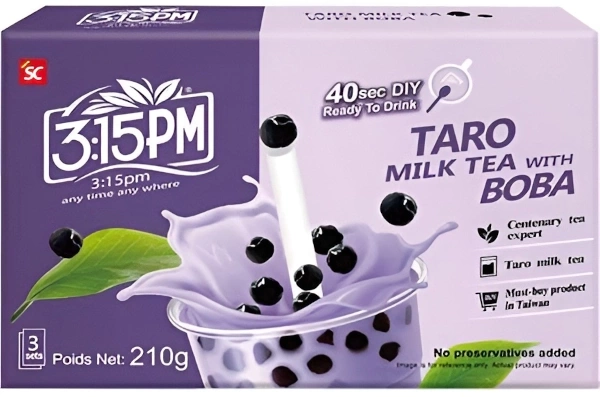 Zestaw do Bubble Tea Taro 210g (3x70g) - 3:15 PM