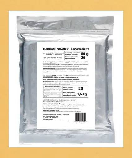 Papier sojowy mamenori Orange do sushi, 20 arkuszy 80g - Nantong Dingbur