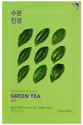 Pure Essence Mask Sheet - Green Tea 23ml - Maska w płachcie z ekstraktem z zielonej herbaty - Holika Holika