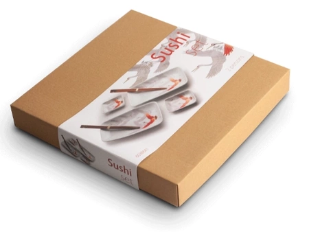 Zestaw do sushi Crane żurawie, 6 elementów - Emro Aziatica