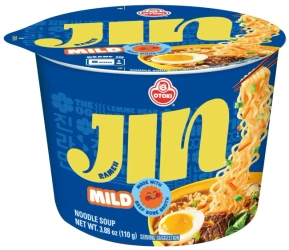Zupa makaronowa Jin Ramen Mild, duża micha 110g - Ottogi