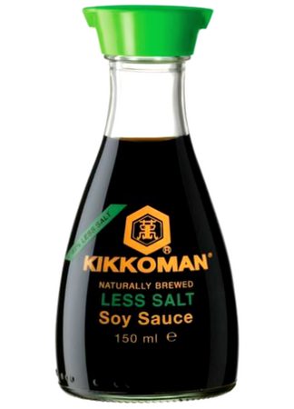 Sos sojowy o zmniejszonej zawartości soli 150ml - Kikkoman