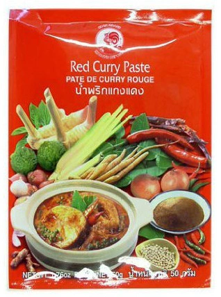 Pasta curry czerwona 50g - Cock Brand 