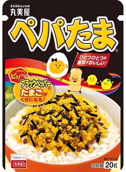 Furikake Pepatama, posypka do ryżu wzbogacana 22g - Marumiya