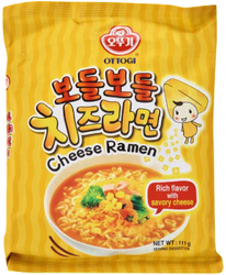 Zupa makaronowa Bodle Bodle Cheese Ramen z serem, pikantna 111g - Ottogi