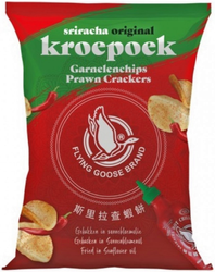 Chipsy krewetkowe Sriracha Original 80g - Flying Goose