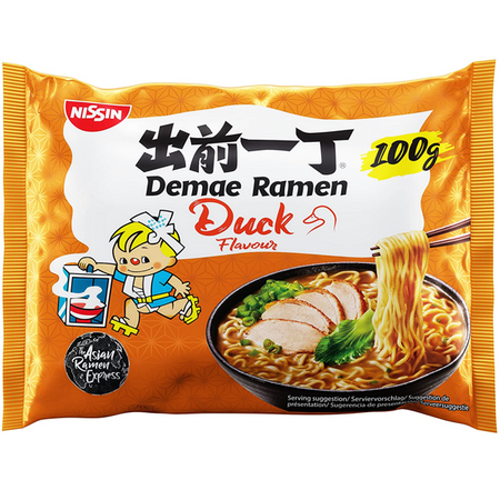 Zupa makaronowa Demae Ramen o smaku kaczki 100g - Nissin