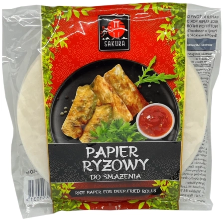 Papier ryżowy do smażenia okrągły 22cm, 340g - Sakura