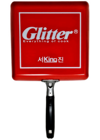 Patelnia aluminiowa do tamagoyaki, kwadratowa 25 x 25 cm - Glitter King Seojin