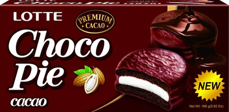 Choco Pie Cacao, całe pudełko (6 x 28g) - Lotte