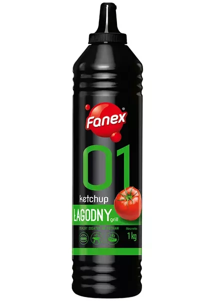 Ketchup grill łagodny 1kg - Fanex