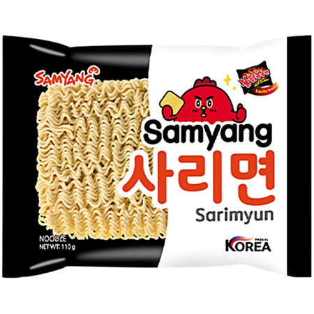 Plain Noodle Only Sarimyun, makaron instant bez dodatków 110g - Samyang