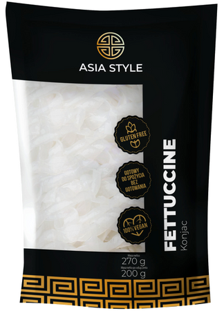 Makaron Konjac, fettuccine 270g - Asia Style