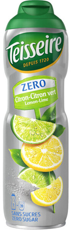 Syrop koncentrat cytryna i limonka Zero cukru 600ml - Teisseire