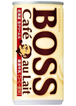 Kawa BOSS Cafe Au Lait z mlekiem i cukrem 185ml - Suntory