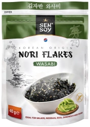 Płatki Nori Flakes Wasabi 40g - Sen Soy