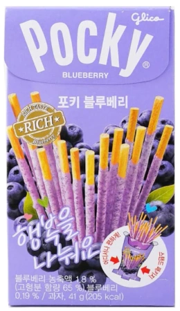 Paluszki Pocky Blueberry jagodowe 41g - Glico