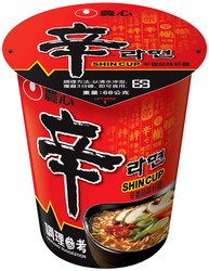 Oryginalna zupa Shin Ramyun w kubku, bardzo ostra 68g - Nongshim