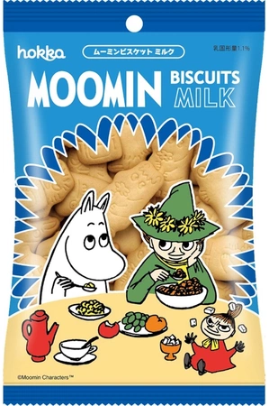 Herbatniki muminki Moomin Milk Biscuits mleczne 60g - Hokka