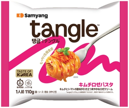 Danie Tangle Kimchi Rose Pasta o smaku kremowego kimchi 110g - Samyang Japan