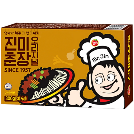 Pasta Chunjang (Jjajang) z czarnej fasoli 300g - Jinmi